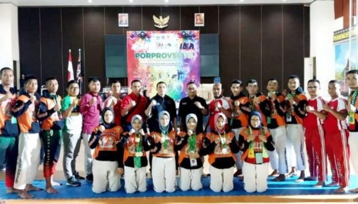 Membanggakan! Medan Juara Umum Cabor Tarung Derajat Porprovsu 2022