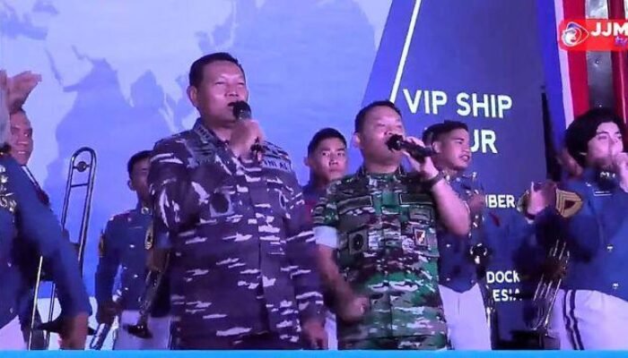 Kompak Nyanyi Ojo Dibandingke, KSAL-KSAD: Di Hati Ini Hanya Ada Pak Prabowo