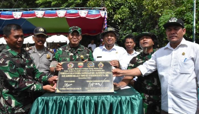 Danrem 023/KS Tutup TMMD ke-115 Wilayah Kodim 0210/TU