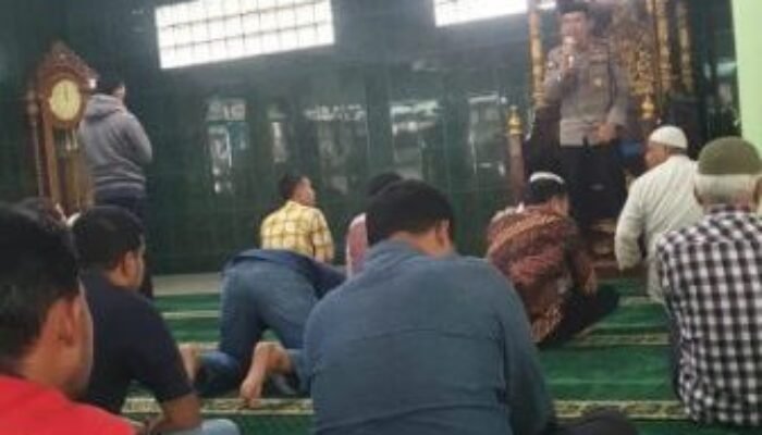 AKP Ferimon Sampaikan Pesan Kapolrestabes Medan untuk Menjaga Kamtibmas