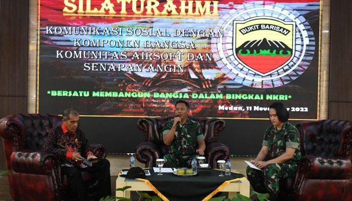 Kodam I/BB Gelar Komsos Bersama Komunitas Airsoft dan Senapan Angin