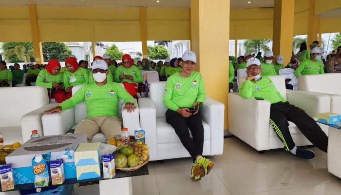 Kapolsek Percut Sei Tuan Pimpin Pengamanan Hari Kesehatan Nasional