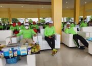 Kombes Pol Valentino Hadiri HKN di Lapangan Astaka Dispora Sumut