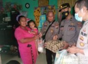Jadi Bapak Asuh Anak Stunting, Kapolsek Kutalimbaru Bantu Anak Penderita Gizi Buruk 