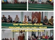 Personel Polrestabes Medan Ikuti Program Binrohtal