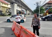 Hari Kedua Pelaksanaan Perubahan 13 Jalur Lalu Lintas di Medan Aman dan Lancar