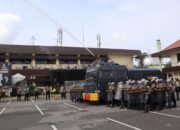 Sat Samapta Polrestabes Medan Gelar Simulasi Pengamanan Pemilu 2024