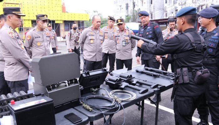 Kapolda dan Wakapolda Sumsel Cek Langsung Kendaraan Bantuan Mabes Polri