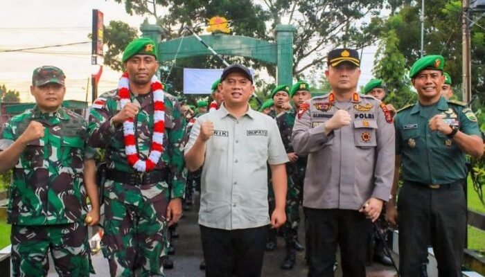 Kompi Senapan C Yonif 126/KC Tuntas Bertugas di Papua dan Balik Markas