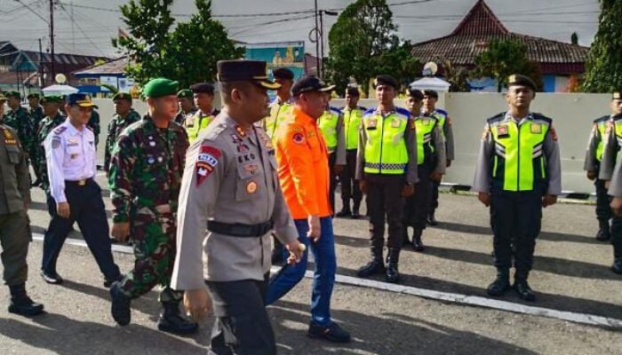 Kesiapan Penanganan Bencana, Polres Lahat Gelar Apel Sarpras 