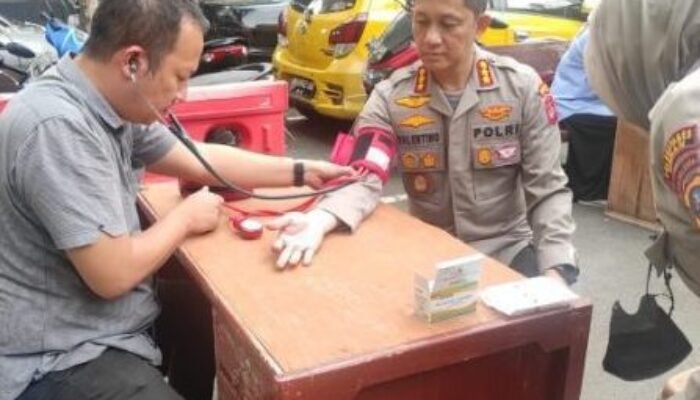 Kapolrestabes dan PJU Medan Gelar Vaksinasi Booster Keempat