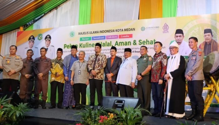 Kapolrestabes Medan Hadiri Pembukaan Pekan Kuliner Halal, Aman dan Sehat