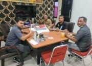 Kasat Reskrim Sergai Sambut Kedatangan Ketua Pewarta Polrestabes Medan