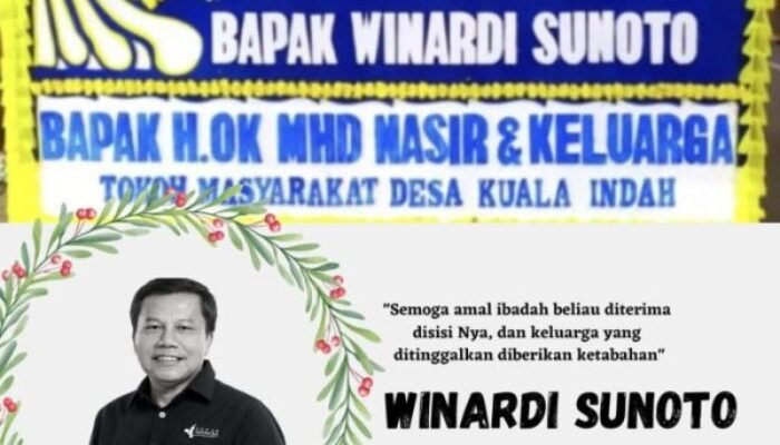Winardi Sunoto Mantan Direktur Inalum Tutup Usia, Ok M Nasir Ucapkan Belasungkawa