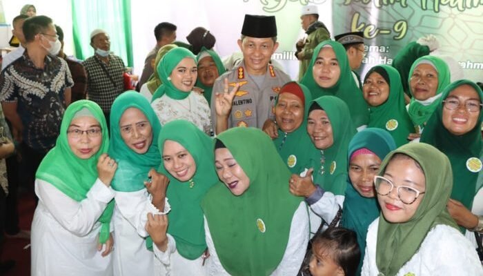 Kapolrestabes Medan Hadiri Milad ke-9 Majelis Ta’lim Halimah MTH