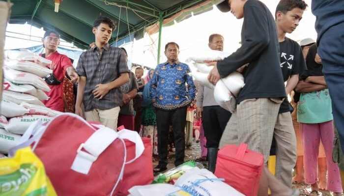 Darma Wijaya Tinjau Kondisi Logistik dan Kesehatan Warga di Posko Tanjung Beringin 