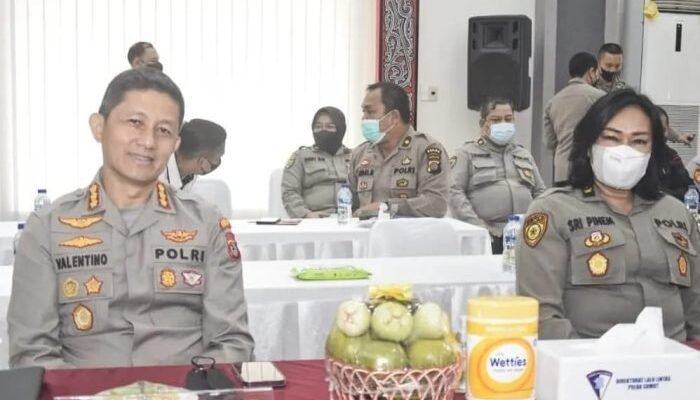 Kombes Pol Valentino Hadiri Meeting Zoom Penilaian Nominasi Kompolnas Award 2022