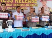 Ditresnarkoba Polda Sumsel Bongkar Jaringan Internasional, Temukan Narkoba Jenis Baru Berlogo Yaba