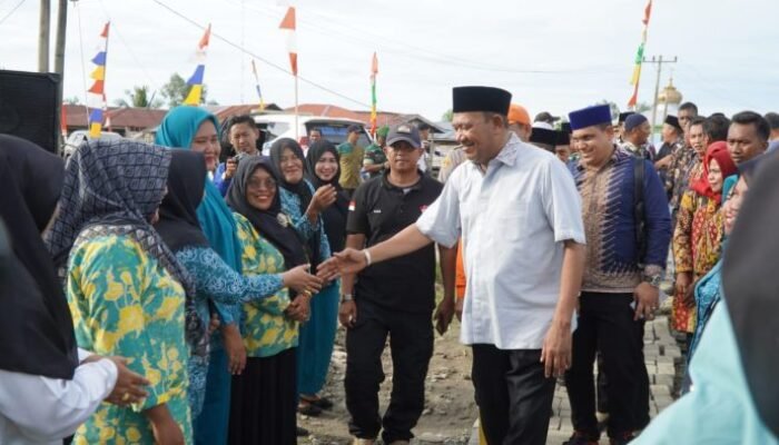 Plt Bupati Langkat Kunker di Gebang, Ajak Kades Jalankan Program Beasiswa