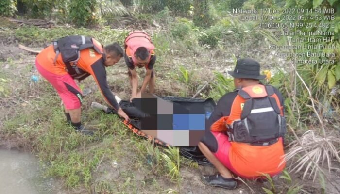 3 Hari Hanyut, Jasad Junaidi Ditemukan 4 Km dari Lokasi Jatuh di Sungai Gambus
