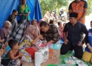 Plt Bupati Langkat Serahkan Bantuan Korban Banjir untuk di Padang Tualang & Tanjung Pura