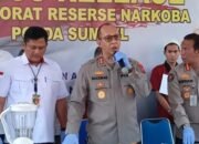 Ditresnarkoba Polda Sumsel Blender Barang Bukti Sabu dan Ekstasi 