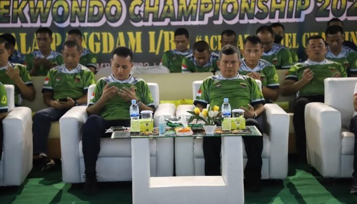 Pangdam I/BB Buka Kejuaraan Taekwondo Championship 2022