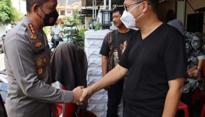 Kapolrestabes Medan Sambangi Komplek Bumi Asri, Minta Warga Jaga Kamtibmas 