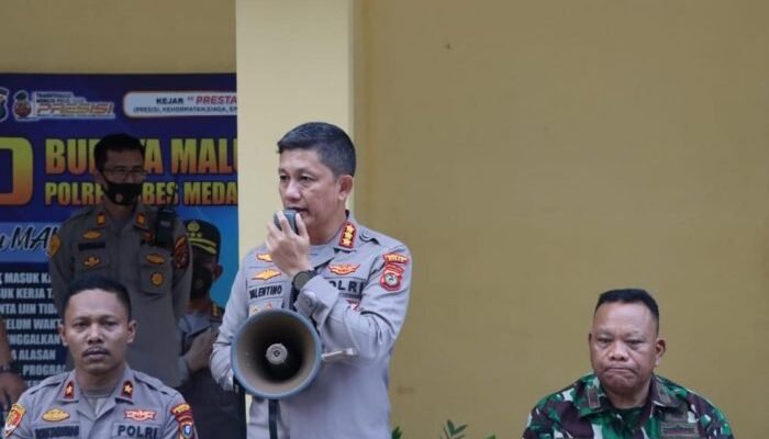 Kapolrestabes Medan: Tingkatkan Kewaspadaan, Perketat Penjagaan Tamu Masuk 
