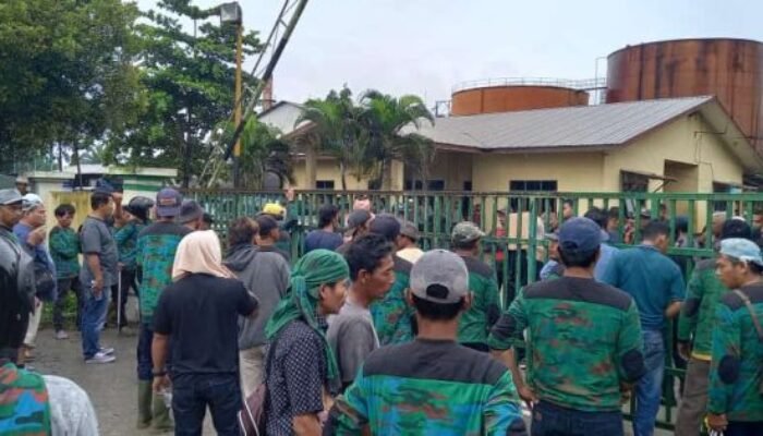 PT. SHJ Kecamatan Marbau Didemo PUK F. SPTI