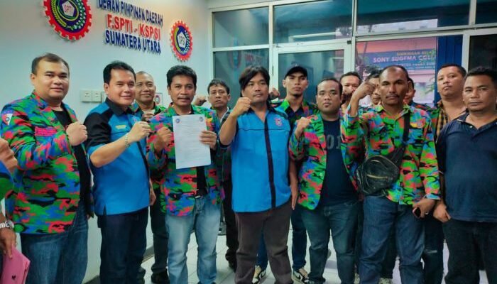 Terima SK Satgas F.SPTI-K.SPSI, Petrus Sembiring: Siapkan Konsolidasi, Kawal Advokasi Kaum Buruh