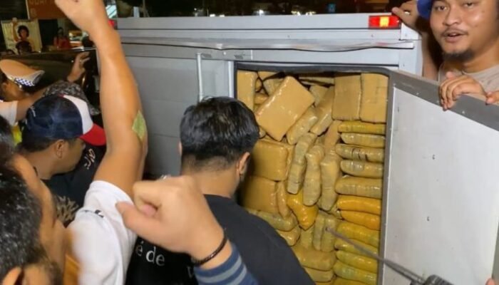 Polrestabes Medan Ungkap Penyelundupan 1 Ton Ganja di Jamin Ginting 