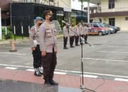 Tugas Pengamanan Nataru, Anggota Polrestabes Medan Diingatkan Jaga Keselamatan