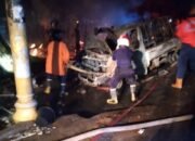Mobil Bawa Minyak Ilegal Meledak, Bakar 5 Rumah di Muba