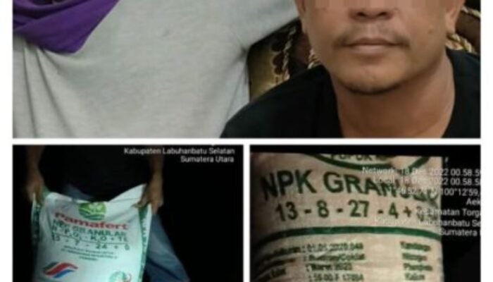 Subdenpom I/1-5 Cikampak Amankan Truk Bermuatan Ratusan Sak Pupuk Ilegal