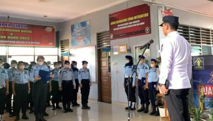 Rutan Perempuan Medan Gelar Apel Kesiapsiagaan Jelang Nataru