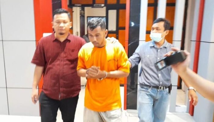 Satreskrim Polrestabes Medan Tahan Pelaku Cabul Anak di Bawah Umur