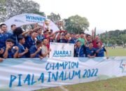 Usai Tekuk Labura Hebat, Inalum FC Juara Piala Inalum 2022