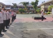 Giat Rutin Apel Pagi di Polrestabes Medan Tekankan Personel Jaga Inventaris