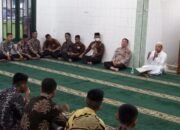 Personel Polrestabes Medan Ikuti Giat Binrohtal di Masjid Nurul Falah