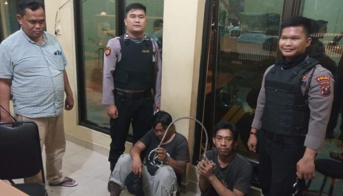 Polisi Amankan Pelaku Pencurian Besi Tiang PLN di Medan