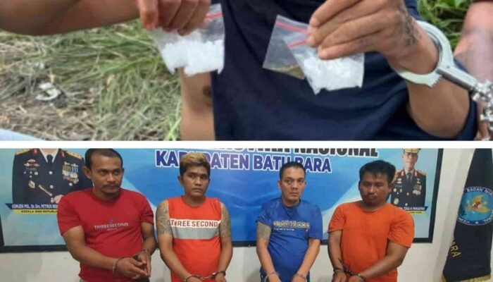 Polsek Indrapura Sikat BD Sabu 38 Gram di Kuala Tanjung BNNK Hanya 9 Gram di Gang Krakatau