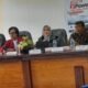 Direktur Informasi dan Komunikasi Perekonomian dan Maritim Ditjen IKP Kementerian Kominfo Septriana Tangkary, kepada para jurnalis baik lokal maupun nasional, saat Media Briefing Kopiko F1 Powerboat Lake Toba, di media centre Pendopo Kantor Bupati Toba. Kamis (23/2/2023). (Foto :Tim).