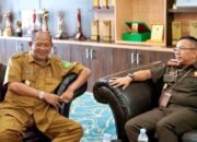 Syah Afandin Terima Kunjungan Aspidmil Kejati Sumut dan Kajari Langkat