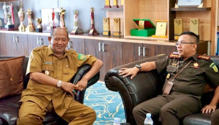 Syah Afandin Terima Kunjungan Aspidmil Kejati Sumut dan Kajari Langkat