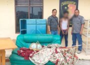 Kuras Isi Rumah Kores Simanjuntak, Iwan di Gelandang ke Polsek Medang Deras