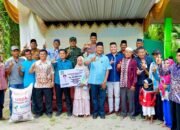 Plt Bupati Langkat Syah Afandin Berbagi Berbagai Bantuan Saat Resmikan Masjid Al Falah di Wampu