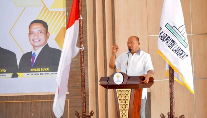 Terpilih Pimpin HIPMI Langkat, Ini Pesan Afandin Kepada Thomas Saputra