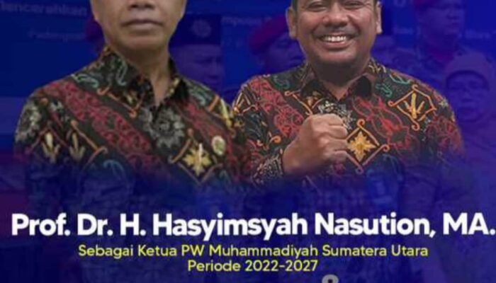 Prof Hasyimsyah dan DR Ihsan Rambe Nakhodai Muhammadiyah Sumut Periode 2022 – 2027