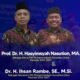 Prof, DR, Hasyimsyah Nasution, MA dan DR, Ihsan Rambe, M.Si, ketua dan sekretaris terpilih pada Muswil Muhammadiyah Sumut periode 2022 - 2027. (Foto Istimewa)